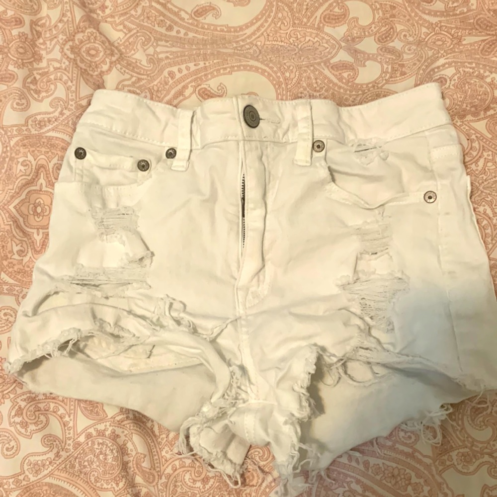Aeropostale white shorts